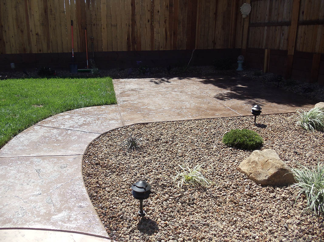 Low-maintenance xeriscape garden featuring native California drought-tolerant plants and bark mulch