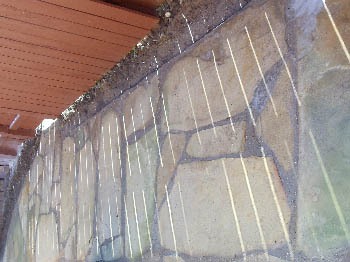 Natural Pennsylvania Bluestone flagstone patio with mortar joints installed in El Dorado Hills, CA