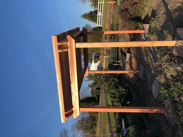 Custom stamped concrete patio with fire pit area installed by Delta Construction in Elk Grove, CA