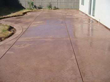 Custom stamped concrete service installed by Delta Construction & Landscaping in Elk Grove.